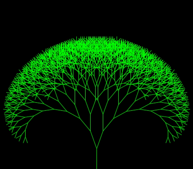 arbol fractal