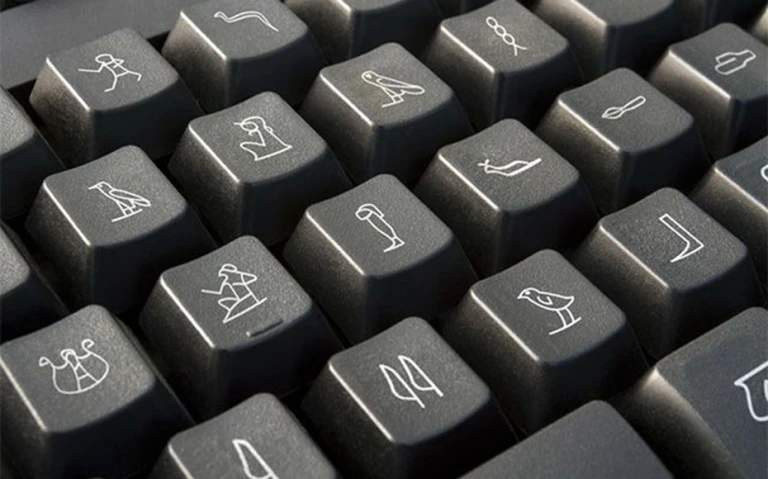 teclado para jeroglíficos