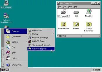 Escritorio de Windows 95